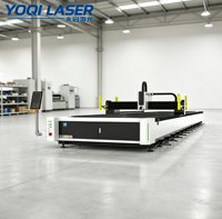 Machine de découpe laser à fibre haute vitesse 3 axes YOQI X3-MAX grand format 6000W pour tôles métalliques en acier inoxydable