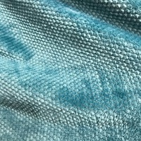 Serviette de bain certifiée 100 % polyester, en flanelle polaire ignifuge, brossée, effet suédé, double face, tricotée chaîne, épaisse