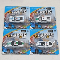 Mini-voitures miniatures en métal à rétrofriction, ensemble de véhicules militaires, de course, de karting, de bus, de pompiers, de police et de camions d'ingénierie pour enfants, vente en gros