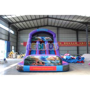Videur gonflable en PVC Légende du dragon Hunt maison <span class=keywords><strong>de</strong></span> rebond double toboggan gonflable Château sautant avec piscine - Product Image 4