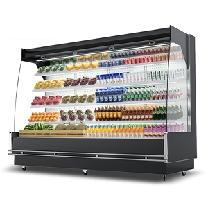Refrigerador de aire de temperatura única comercial para exhibición de frutas y verduras de supermercado - Product Image 2