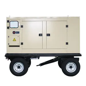 スーパーサイレントモバイルトレーラー発電機100/200/300/500/600/750 KVA KWディーゼル発電機発電機