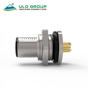 Conector de Plástico M12 de 4 Pines y 3 Pines, Conector Circular Moldeado Personalizado, Cable M8 Impermeable IP67 - Product Image 2