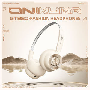Auriculares de moda ONIKUMA GT820 con sonido de alta fidelidad, batería de gran capacidad, auriculares inalámbricos ultraligeros para juegos. - Product Image 2