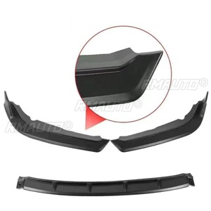 For Honda Civic 10th Gen 19-21 Car Front Bumper <b>Lip</b> Splitter Diffuser Spoiler Body Kit <b>Gloss</b> Black Bumper <b>Lip</b> Modification Part - Product Image 6