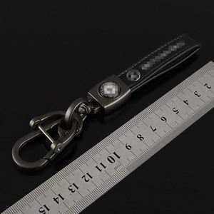 Leather Car Keychain for Car Brands Handmade Premium Metal <b>Key</b> <b>Ring</b> <b>Accessories</b> With Logo Present for Man and Woman - Product Image 5