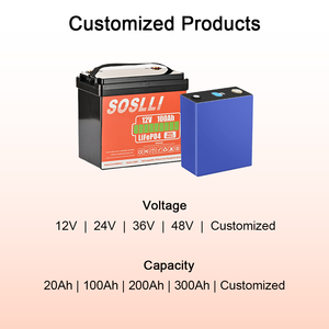 Lifepo4 Lithium-Batterie 12V 300Ah 200Ah 100Ah Lifepo4 Batteriepack 12V Lithium-Batterie 12V Ersatz für Blei-Säure-Batterien 12V - Product Image 5