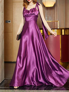 Nouvelles robes de mariée européennes et américaines pour femmes, robes sans manches et sans bretelles pour le printemps et l'été. - Product Image 6