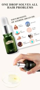 Set de Cuidado Capilar con Aceite de Argán <span class=keywords><strong>Natural</strong></span> al por Mayor: Champú, Acondicionador, Crema para Rizos, Sérum Hidratante y Aceite Capilar para Cabello Seco y Dañado - Product Image 2