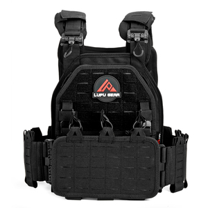 Chaleco Táctico <span class=keywords><strong>LUPU</strong></span> Impermeable de Nailon 1000D Negro con Marco Externo, Unisex, Camuflaje, Portaplacas de Caza con Forro de Poliéster - Product Image 1