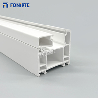 Profils en plastique Upvc Windows d'extrusion de fenêtre de PVC favorable à l'environnement de 60MM