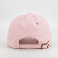 Casquette de baseball en sergé de coton à 6 panneaux avec broderie personnalisée, non structurée, style « Dad Hat », visière incurvée réglable, unisexe, pour le golf