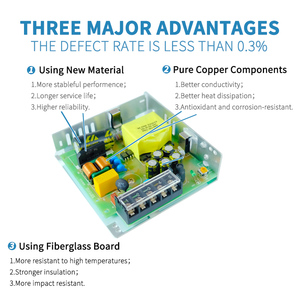 Bộ nguồn OEM 5V 12V 24V 36V 48V 15W 40W 75W 100W 150W 200W 350W 500W 650W, nguồn chuyển mạch SMPS cho công nghiệp - Product Image 3