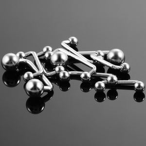 พื้นผิวไทเทเนียม G23 barbell กับสกรูบอล Micro dermal Anchor <span class=keywords><strong>เจาะ</strong></span><span class=keywords><strong>คอ</strong></span>งูตา<span class=keywords><strong>เจาะ</strong></span>เครื่องประดับร่างกาย - Product Image 6