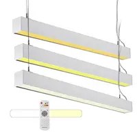 7575 aluminum profile AC100-277V 40W SMD2835 1200mm 4ft led linear luminaire ceiling mounted,suspended linear led light lamp