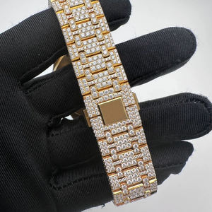 Reloj de Moissanita VVS que Pasa el Probador Estilo Hip Hop Iced Out para Hombre Reloj Mecánico Automático de Lujo - Product Image 5