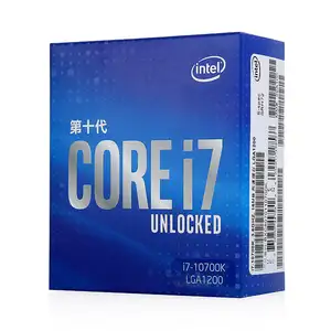 코어 i7 10700 i7-10700K i7-10700F CPU 테스트 작업 프로세서 데스크탑 CPU 트레이 10 세대 CPU 코어 i3 i5 i7 i9 프로세서