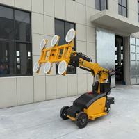 Robot chariot élévateur électrique à batterie pour le chargement et le déchargement de vitres isolantes et de portes à double vitrage robustes