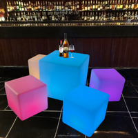 Impermeabile 40CM Party LED cubo/alta qualità ricaricabile LED cubo Bar Led luce cubi/16 colori tavolo & luce sedia