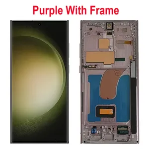Display OLED 6.78 per <span class=keywords><strong>Samsung</strong></span> Galaxy S23 Ultra, Schermo LCD con Pannello Touch e Digitalizzatore, Parti di Ricambio con Supporto per Impronte Digitali - Product Image 6