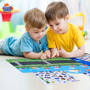 Marchandises au comptant 2024 vente chaude jouet éducatif autocollant feuille occupé livre réutilisable étanche dessin animé pour enfants activité préscolaire - Product Image 3