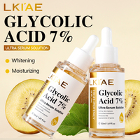 Luxe Glycolzuur Face Essence Natuurlijke Fruitzuur Centella Asiatica Glutathion Verwijderen Donkere Vlek Vlek Verhelderend Serum