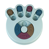 Maychan – plaque de Puzzle de nourriture pour chien et chat, nouveau Design éducatif de formation au qi, plaque de distributeur d'alimentation lente de forme ronde