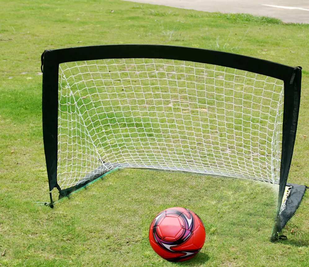 Gol Sepak Bola Portabel untuk Jaring Sepak Bola Anak Halaman Belakang untuk Permainan dan Latihan Luar Ruangan