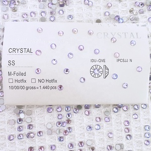 Vente en gros SS20 SS30 Non-Hot Fix Rond <span class=keywords><strong>Cristal</strong></span> Strass air <span class=keywords><strong>Violet</strong></span> Flatback Strass <span class=keywords><strong>Cristal</strong></span> Pierre, pour Nail Art - Product Image 1