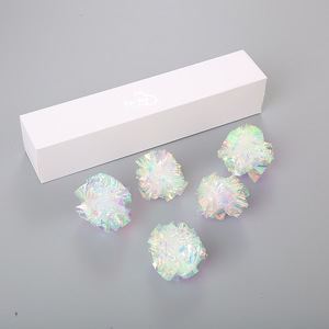 White Transparent Mylar Crinkle Eco-Friendly <b>Interactive</b> Vocal <b>Cat</b> <b>Toy</b> Ball - Product Image 4