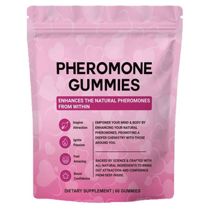 Gomitas de L-Arginina con Feromonas, Corteza de Olmo Resbaladizo, Raíz de Maca, Vitamina E, Sabor a Bayas Mixtas, Suplemento Vitamínico para Aumentar las Feromonas - Product Image 1