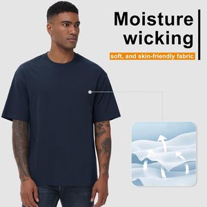 Camiseta de algodón para hombre FOXA, manga corta, cuello redondo, camiseta básica, tela de jersey esencial para hombre - Product Image 4