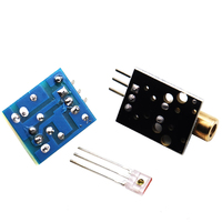 RNSbot KY-008 modul pemancar Laser 650nm dengan modul Sensor Laser Kit modul penerima Laser tabung non-modulator