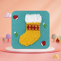 Kit de couture DIY de Noël le plus vendu pour enfants, pack de matériaux pour sapin de Noël en feutre, cadeau artisanal fait main pour les fêtes