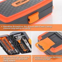Podofo – Trousse à outils multifonctionnelle 38-en-1 en acier allié et plastique pour l'entretien domestique et les outils électroménagers