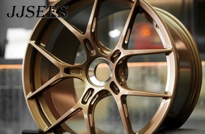 JJSEES Nuevas Llantas de Aleación de Aluminio Forjado Personalizadas para Automóvil, Cóncavas Profundas de 100 mm, 18-22 Pulgadas, 5x114.3, Garantía de 5 Años, LunHui, para Audi, Golf, Seat - Product Image 6