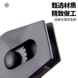 Clip de plástico antideslizante para accesorios de bolsos, duradero, de color sólido, tamaño grande y mediano - Product Image 2