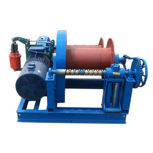 Verricello <span class=keywords><strong>Elettrico</strong></span> <span class=keywords><strong>a</strong></span> Frizione con Doppio <span class=keywords><strong>Tamburo</strong></span> per Trazione <span class=keywords><strong>a</strong></span> Lunga Distanza con Fune Metallica Continua - Product Image 4