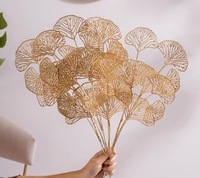 2024 feuilles de couleur or Offre Spéciale décoration de Noël feuilles artificielles décor