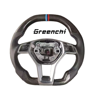 พวงมาลัยกีฬาคาร์บอนไฟเบอร์พร้อมด้ามจับสำหรับเมอร์เซเดส เบนซ์ เอส-คลาส W223 สำหรับ S63 และ ซี-คลาส |   OEM แบบกำหนดเอง - Product Image 2