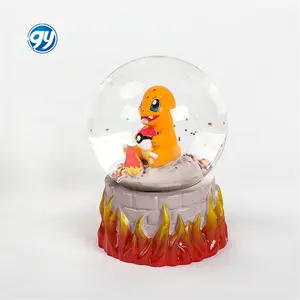 Figuras de accion Coleccion Nhật Bản động vật charmer snowglobe tùy chỉnh bức tượng tuyết S trẻ em 45mm Anime hình dragoned một quả bóng Z đồ chơi