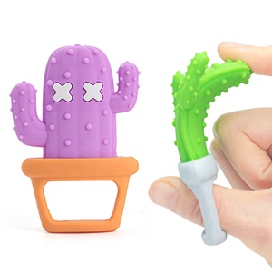 Nouveau design étonnant Babi Supplies Products Jouet de dentition en silicone <span class=keywords><strong>comestible</strong></span> de style anti-sevrage non toxique - Product Image 2