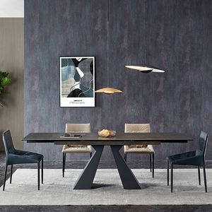 <span class=keywords><strong>Tavolo</strong></span> da Pranzo GEDO Design Moderno Quadrato Espandibile <span class=keywords><strong>Allungabile</strong></span> <span class=keywords><strong>in</strong></span> <span class=keywords><strong>Marmo</strong></span> <span class=keywords><strong>Bianco</strong></span> - Product Image 1