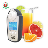 High Precision Digital Auto Hand-Held Optical Instrument Brix Testing SACCHARIMETER Sugar Meter Refractometer for Food ATC