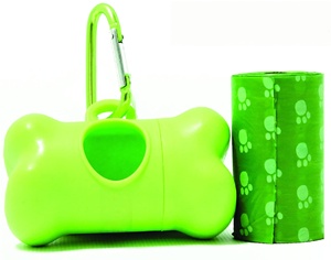 Bolsas de Silicona Personalizadas Ecológicas para Excrementos, Biodegradables con Dispensador, Color Caramelo, Modernas, Lindas y Suaves, con 1 Rollo de Bolsas en el Interior - Product Image 3