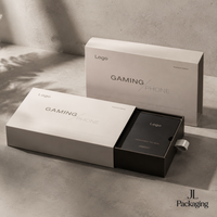 Boîtes en papier coulissantes personnalisées avec logo imprimé pour téléphone portable, pour téléphone de jeu haut de gamme