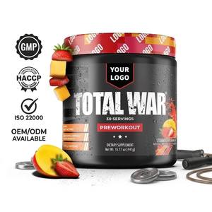 Polvo Pre-Entrenamiento OEM con Beta Alanina, Citrulina Malato y Aminoácidos para Energía, Resistencia y Nutrición Deportiva Compatible con Dieta Keto - Product Image 1