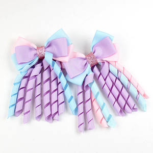 ที่หนีบผมพู่โบว์ดอกไม้สำหรับวันฮาโลวีนคริสมาสต์ - Product Image 3