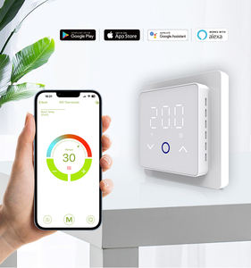 Termostato inteligente con control Wifi <span class=keywords><strong>ES29</strong></span> de fácil instalación, controlador de temperatura inalámbrico programable, color personalizable - Product Image 6