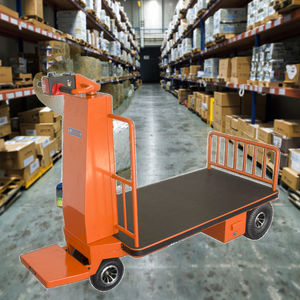 Chariot électrique à plateforme motorisé à quatre roues en acier inoxydable robuste Nenkeen NK-118 de 500 kg, chariot de stockage OEM - Product Image 5